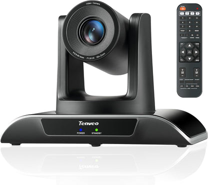 Tenveo Tevo 3X | 10X | 20X Zoom 2MP 1080p Full HD PTZ Video Conference Camera - USB 3.0 / HDMI / RS232 / RS485 with IR Remote Control for Business Meeting, Events, Church, Online, Education, and Training Video Recording | VHDPRO3U VHDPRO10U VHDPRO20U