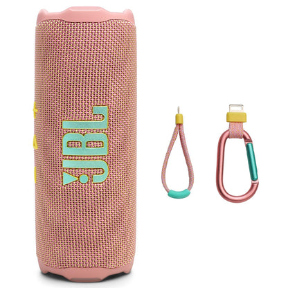 JBL Flip 7 Portable Wireless 35W 2-Way Bluetooth Speaker with Carabiner Clip, IP68 Waterproof and Dustproof, AI Sound Boost, Lossless Audio Playback, 4800mAh Battery, Auracast Multi Speaker Connection, Audio App Support, 14 Hours Playtime
