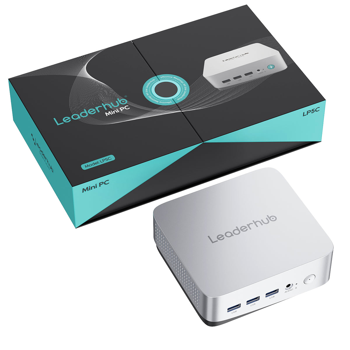 LeaderHub LP5C Mini PC w/ Intel Core i5-12450HX 16GB DDR4 512GB SSD Dual 4K 60Hz HDMI