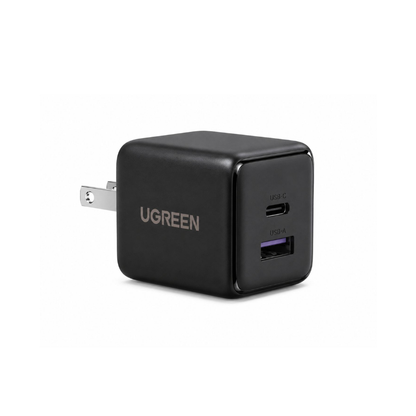 UGREEN Nexode 30W PD Dual Port (USB-C & USB-A PD) GaN Fast Charging Wall Charger | X516 (65025)