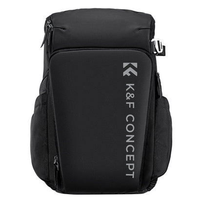 K&F Concept Camera Alpha Backpack Air 25L with 16" Computer Compartment, Top & Side Access, Internal Support Fibers Bars and Raincover for Videography & Photography (Grey) KF13-128V3
