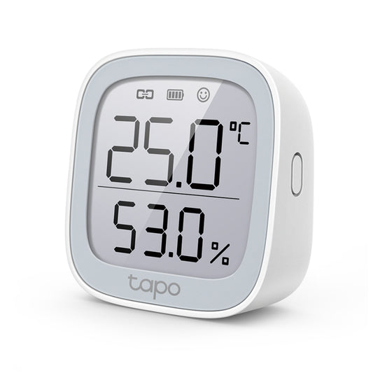 TP-Link TAPO T315 High Accuracy SMART Temperature and Humidity Sensor Monitor with LCD Display, Mobile App Controls and App Notification Alerts