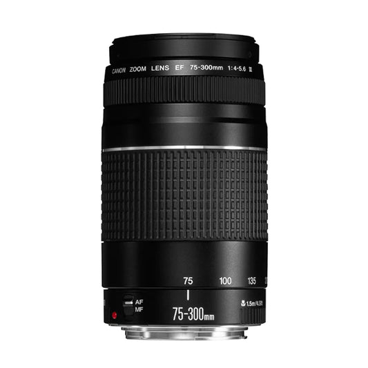 Canon EF 75-300mm f/4-5.6 III Standard to Medium Telephoto Zoom Lens for EF-Mount Full-frame Digital SLR / DSLR Cameras