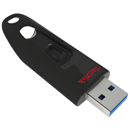 SanDisk Ultra Multi Region USB A 3.0 Flash Drive (Black)