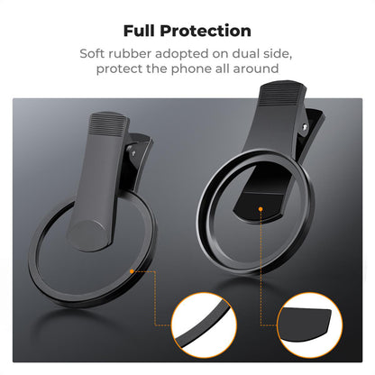 K&F Concept ND2 4 8 16 32 Neutral Density / CPL Circular Polarizer / Black Diffusion Mist Lens Filter + Smartphone Clamp Kit, 18 Anti-Reflector Layers, Compatible with 67mm Threads