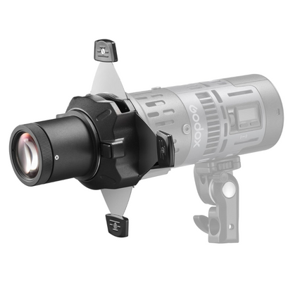 Godox KNOWLED SP50K / SP36K Projection Attachment and 50° / 36° Lens for MS60Bi & MS60R LED Lights with Proprietary Mounting for Lighting and Studio Equipment