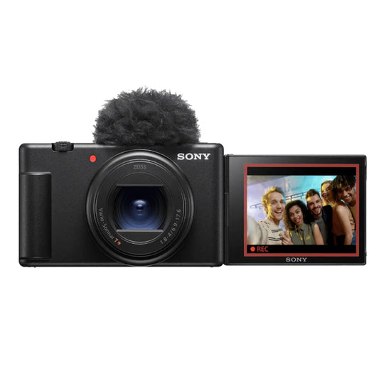 Sony ZV1 Mark II Digital 20.1MP 4K UHD Video Vlogging Camera w/ Wide Angle 18-50mm Lens, 1" Exmor RS BSI CMOS Sensor, 3" Articulating Touchscreen LCD, Touch Autofocus, Eye AF & Real Time Tracking & Cinematic Vlog & Product Showcase Mode | ZV-1 II, ZV-1M2