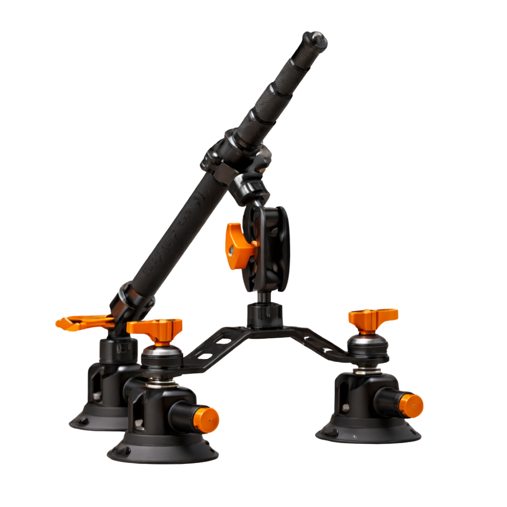 K&F Concept 3 in 1 Suction Cup Camera Mount Kit 360° Car Mount Kit | KF31-197