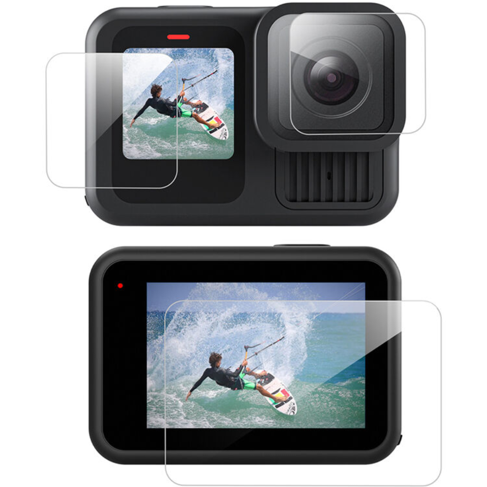 TELESIN 9H HD Tempered Glass Screen Protector for GOPRO HERO 13 Action Camera