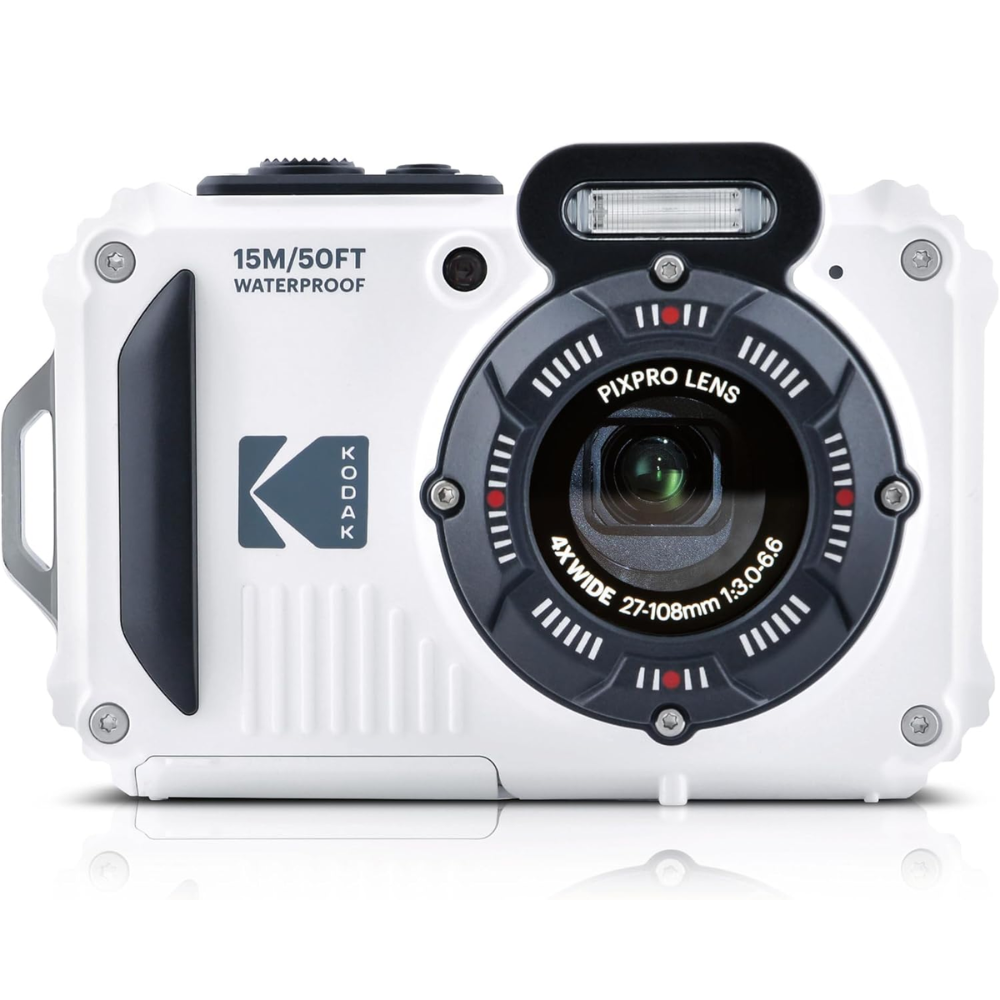 KODAK PIXPRO WPZ2 16.35MP Megapixel 4x Optical Zoom IP6X Waterproof Max 49ft Depth Compact Digital Sports Camera with WIF