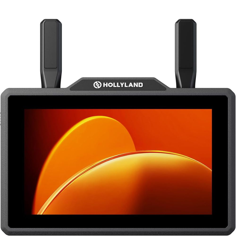 Hollyland PYRO 5 Wireless 5.5" Video Transmitter & Receiver Camera Field Monitor with 2.4/5GHz 60ms Auto Dual-Band Hopping, HDMI / SDI 1300ft Range, 1500-nit Screen, Multi-Camera Control / Switching, Proxy Recording & RTMP Streaming
