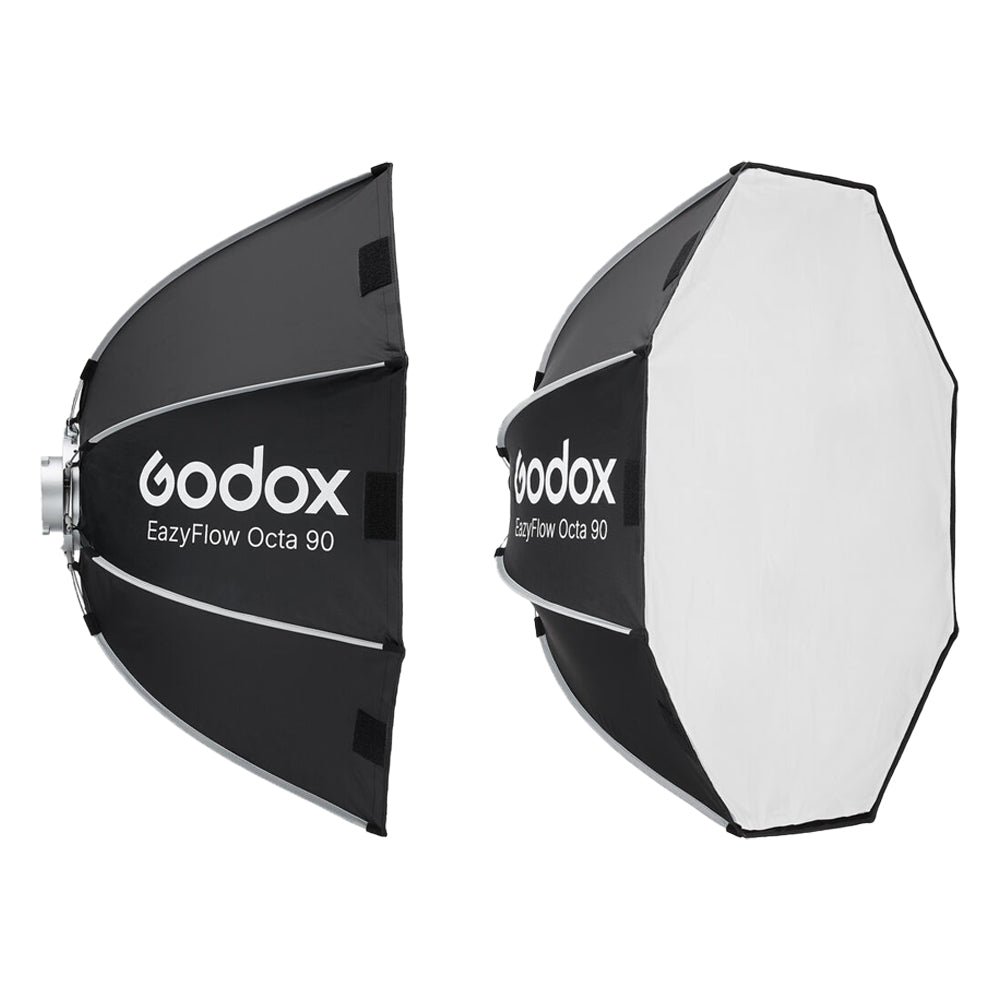 Godox EazyFlow Foldable Softbox with Interchangeable Mount, Bowens Speed Ring, Diffusers, and Grid