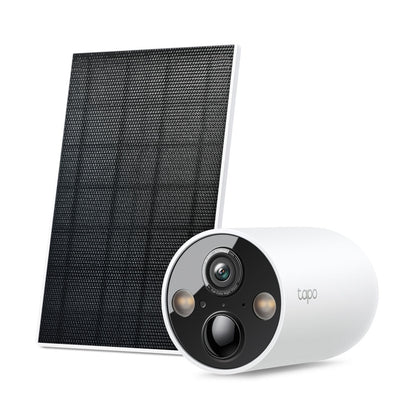 TP-Link Tapo C425 Solar Powered 2K QHD 4MP Smart AI CCTV Camera Kit with 10000mAh Battery, Color Night Vision, IP66 Weatherproof, 512GB MicroSD Slot for Home Security