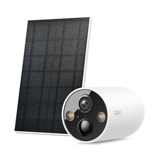 TP-Link Tapo C425 Solar Powered 2K QHD 4MP Smart AI CCTV Camera Kit with 10000mAh Battery, Color Night Vision, IP66 Weatherproof, 512GB MicroSD Slot for Home Security