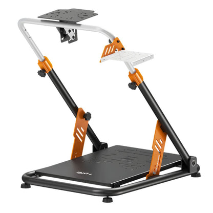 PXN A11 Gaming Racing Wheel Foldable Stand Heavy‑Duty Adjustable Steel Frame for Race Sim Setup