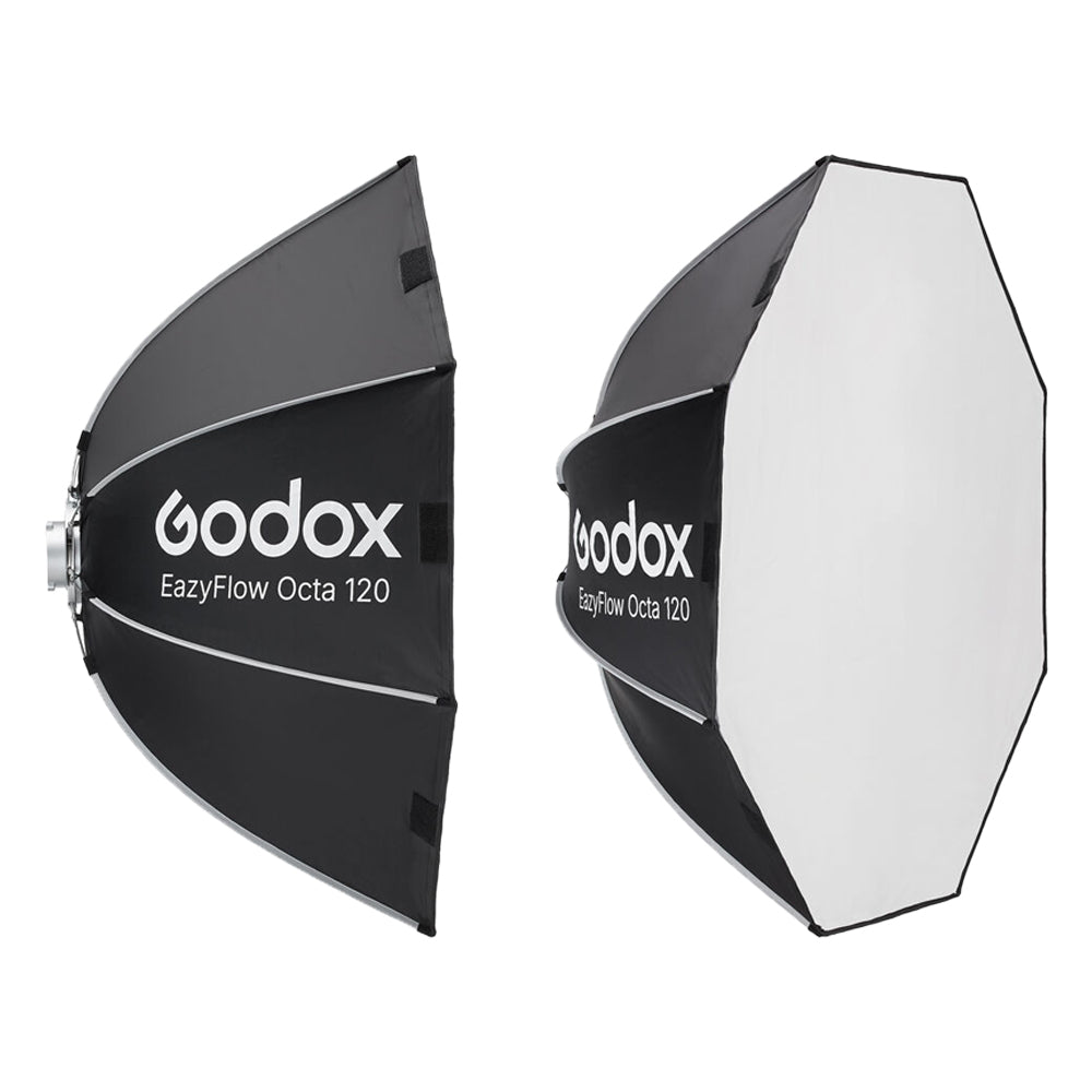 Godox EazyFlow Foldable Softbox with Interchangeable Mount, Bowens Speed Ring, Diffusers, and Grid