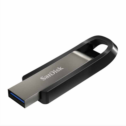 SanDisk Extreme Go 128GB USB 3.2 Gen1 Type-A Flash Drive with 395 MB/s Read, 180 MB/s Write, 128-Bit AES Encryption | SDCZ810-128G-G46