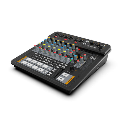 AVMATRIX SHARK S4M 4-Channel HDMI SDI All-in-One Video Switcher & Integrated Audio Mixer with PGM OUT, 4x HDMI IN, MULTIVIEW, 4x Microphone & 2 Stereo Inputs, USB 3.0 Recording for Live Streaming, Worship Events, Live Sports & Concerts