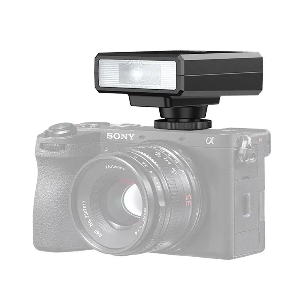 Ulanzi F12 Mini Camera Flash Speedlite with Manual / Autofocus AF Mode, GN12, HSS 1/250s and 5600K CCT Color Temperature, 1200mAh USB Type-C Charging Port for Canon, Nikon, Panasonic, Fujifilm, Sony, Olympus DSLR Mirrorless Camera | Black, White
