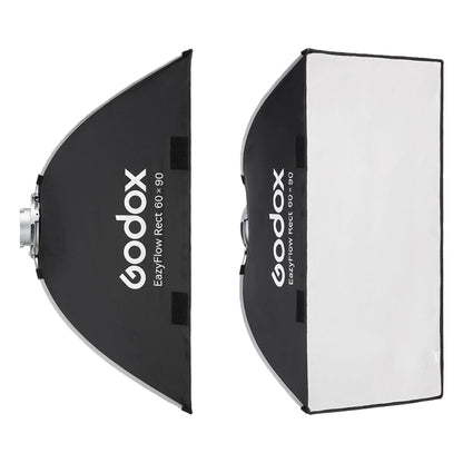 Godox EazyFlow Foldable Softbox with Interchangeable Mount, Bowens Speed Ring, Diffusers, and Grid