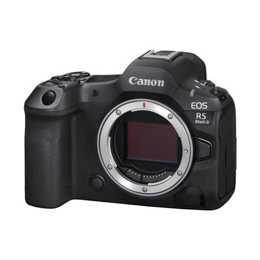 Canon EOS R5 Mark II Mirrorless Camera Body 45MP Full Frame RF Mount Stacked BSI CMOS Sensor DIGIC X, WiFi 6 / 6E and Bluetooth, 3.2" Vari-Angle Touchscreen LCD, 8K 60 Raw/4K 60 SRAW/4K 120 10-Bit Video 30fps Pre-Continuous Shoot Mode