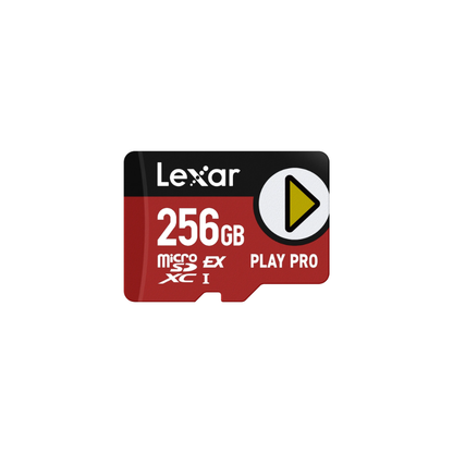 Lexar PLAY PRO microSDXC V30 U3 C10 Express Card, Up to 900MB/s Read 600MB/s Write | 256GB / 512GB