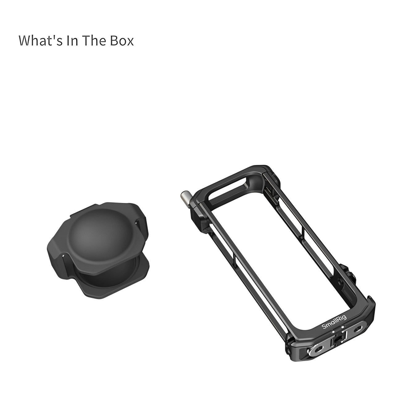 SmallRig Action Camera Cage for Insta360 X4 with Protective Silicone Lens Cover, Full Access to Ports and Battery Slot, Cold Shoe Mount, and Horizontal 1/4"-20 Threaded Hole for Attachments and Accessories | 4278