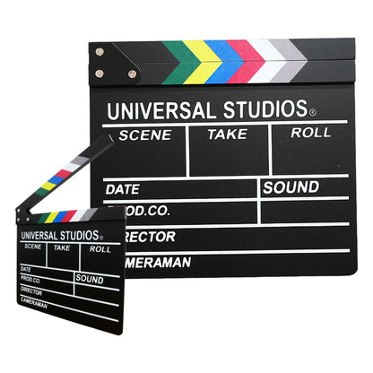 Cinepro 30 x 27cm | 20 x 20cm Wood Film Clapper Board for Movie Production