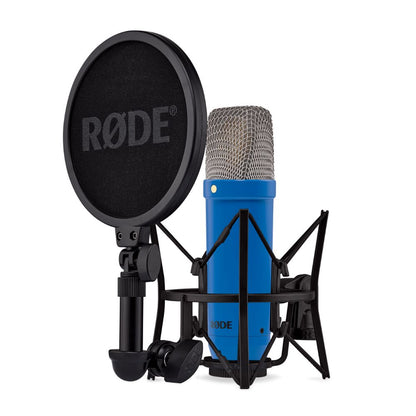 Rode NT1 Signature Cardioid Condenser Studio Microphone with HF6 1" Large Diaphragm Capsule, XLR 3-Pin Output, Phantom Powered for Recording, Podcasting, Live Streaming