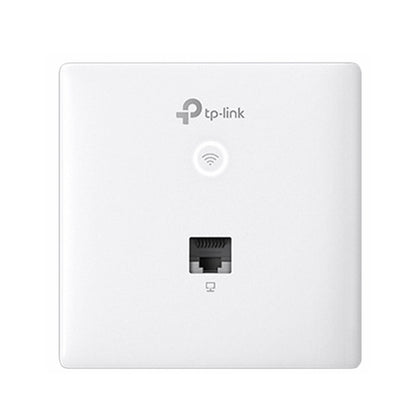 TP-Link AC1200 Wall-Mounted Wireless MU-MIMO Gigabit Dual Band Wall Plate Access Point with 867Mbps at 5GHz, 300Mbps at 2.4GHz, Uplink / Downlink RJ45 Port, PoE / PoE Passthrough, Beamforming, Omada SDN, Load Balance | EAP235 EAP230