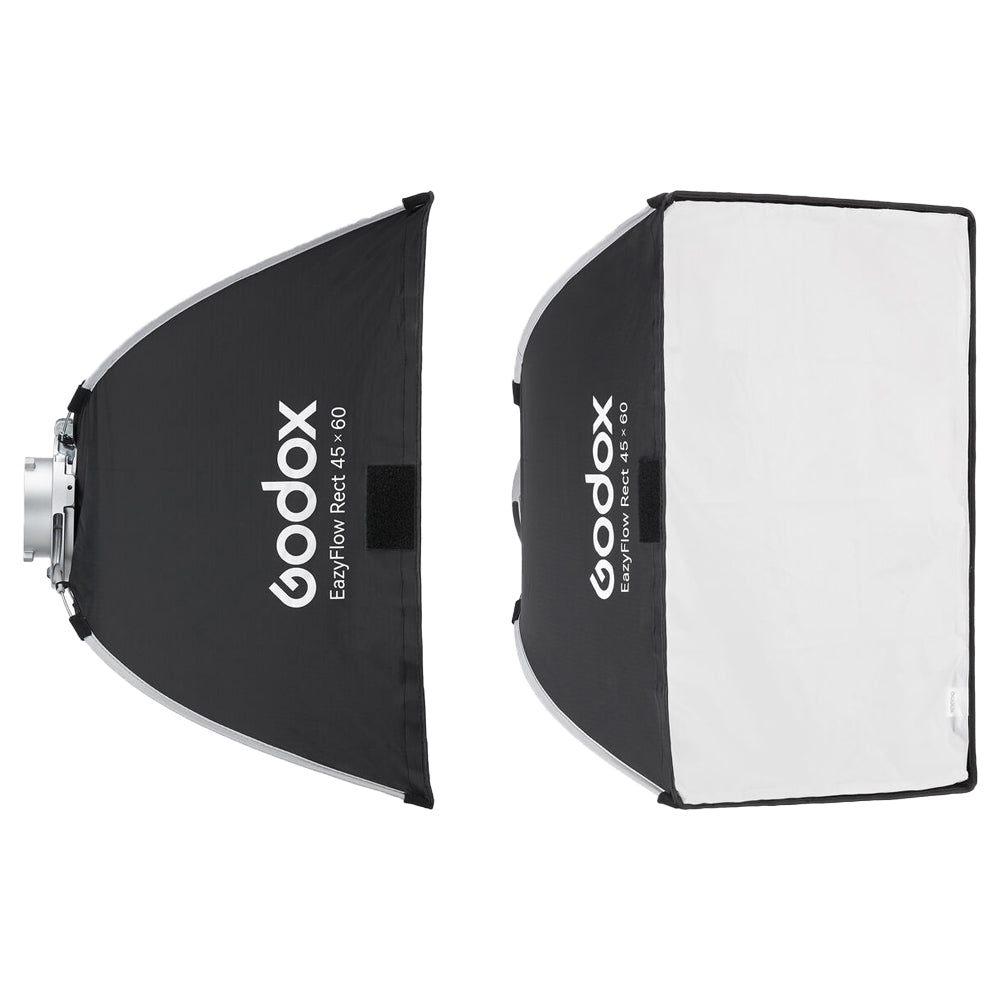 Godox EazyFlow Foldable Softbox with Interchangeable Mount, Bowens Speed Ring, Diffusers, and Grid