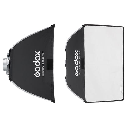 Godox EazyFlow Foldable Softbox with Interchangeable Mount, Bowens Speed Ring, Diffusers, and Grid