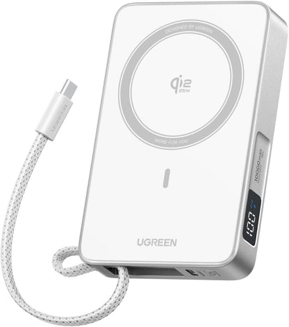 UGREEN MagFlow 10000mAh Magnetic Wireless MagSafe Power Bank