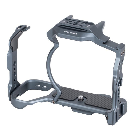 Falcam Quick Release Full Camera Cage for Canon ESOS R5 Mark II | R5C | R6 | R6 Mark II Mirrorless Camera w/ 1/4"-20 & ARRI Threads, Detachable Side Plate, Cold Shoe Mount, Strap & Lanyard Slot, F22 F38 F50 QR Interface Mounts | C00B4802