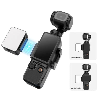 Ulanzi LM001 Daylight Magnetic Mini Light for DJI Osmo Pocket 3 Vlogging Camera with 5800 - 200K CCT, IPX4 Water Resistant, 500mAh Battery and USB Type-C Interface for Vlog, Videography