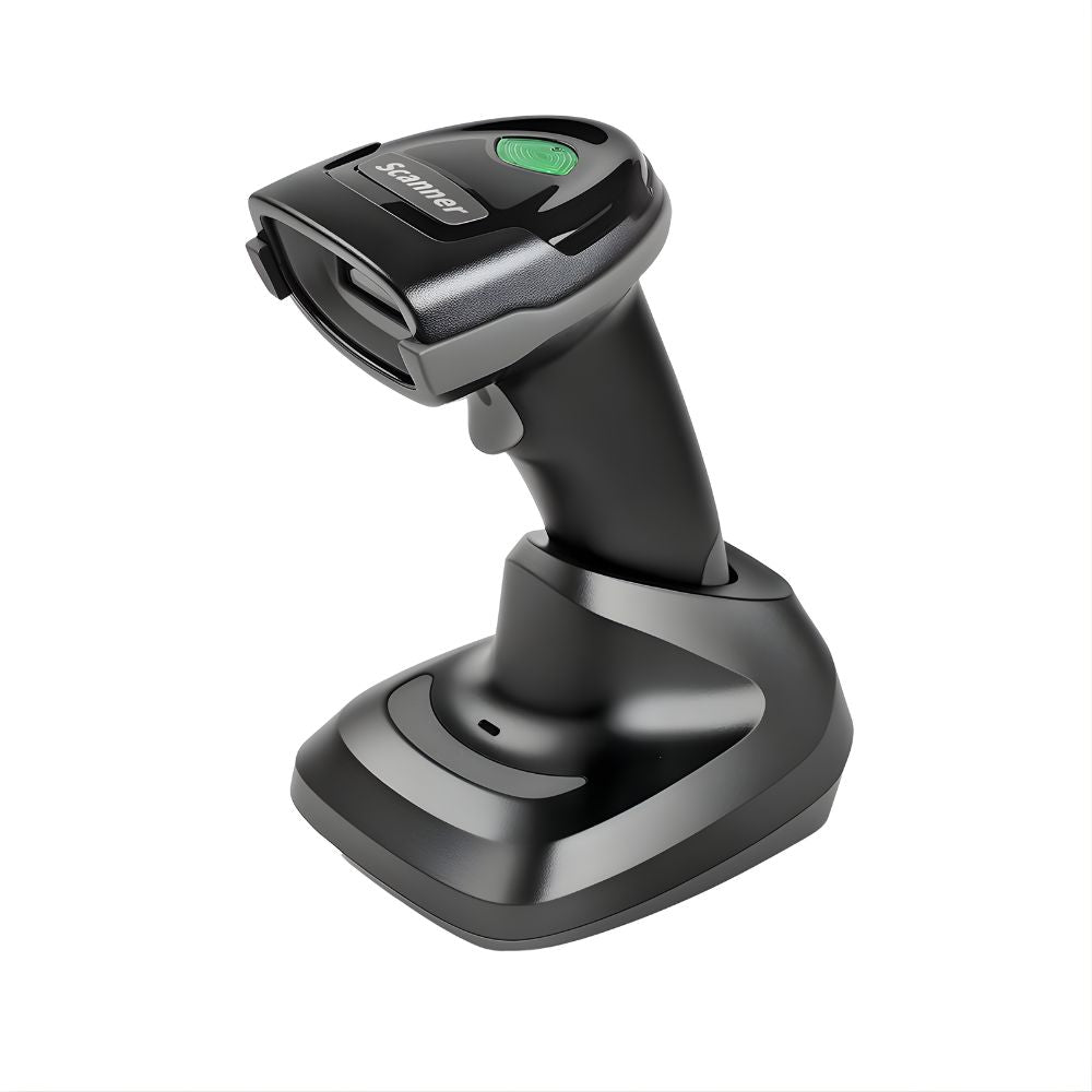 LogicOwl 2D 1D Barcode Scanner with 2.4G Wireless + Bluetooth Connectivity, Up to 70 Meters Wireless Range