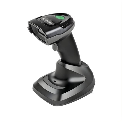 LogicOwl 2D 1D Barcode Scanner with 2.4G Wireless + Bluetooth Connectivity, Up to 70 Meters Wireless Range