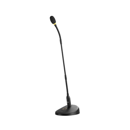 BOYA BY-GM18C Series 18" Desktop Gooseneck Condenser Cardioid Microphone (Plug & Play) for PC, Computer, Laptop, Video Conference, Meeting - Type C Connector & Triple A (AAA) Battery / 3.5mm Audio Jack | BOYA BY-GM18CU