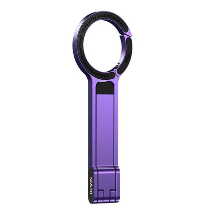 Ulanzi MA30 Foldable Portable Dual MagSafe Smartphone Tripod with Carabiner Mounted Hook for iPhone 12 - 15 / 16 Pro Max - Live Streaming, Online Meeting, Vlogging and Action Photography | M056, M060, M076, M077