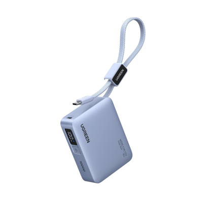 UGREEN 10000mAh 33W Fast Charging Power Bank w/ Built-in USB-C Cable, LED Display, CCC Certified | PB584