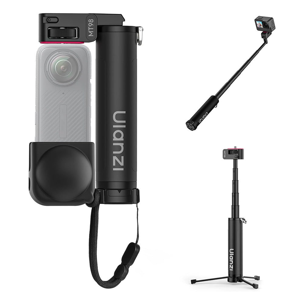 Ulanzi MT98 Foldable Selfie Stick Tripod – Extendable Portable Tripod Design, Adjustable Stand