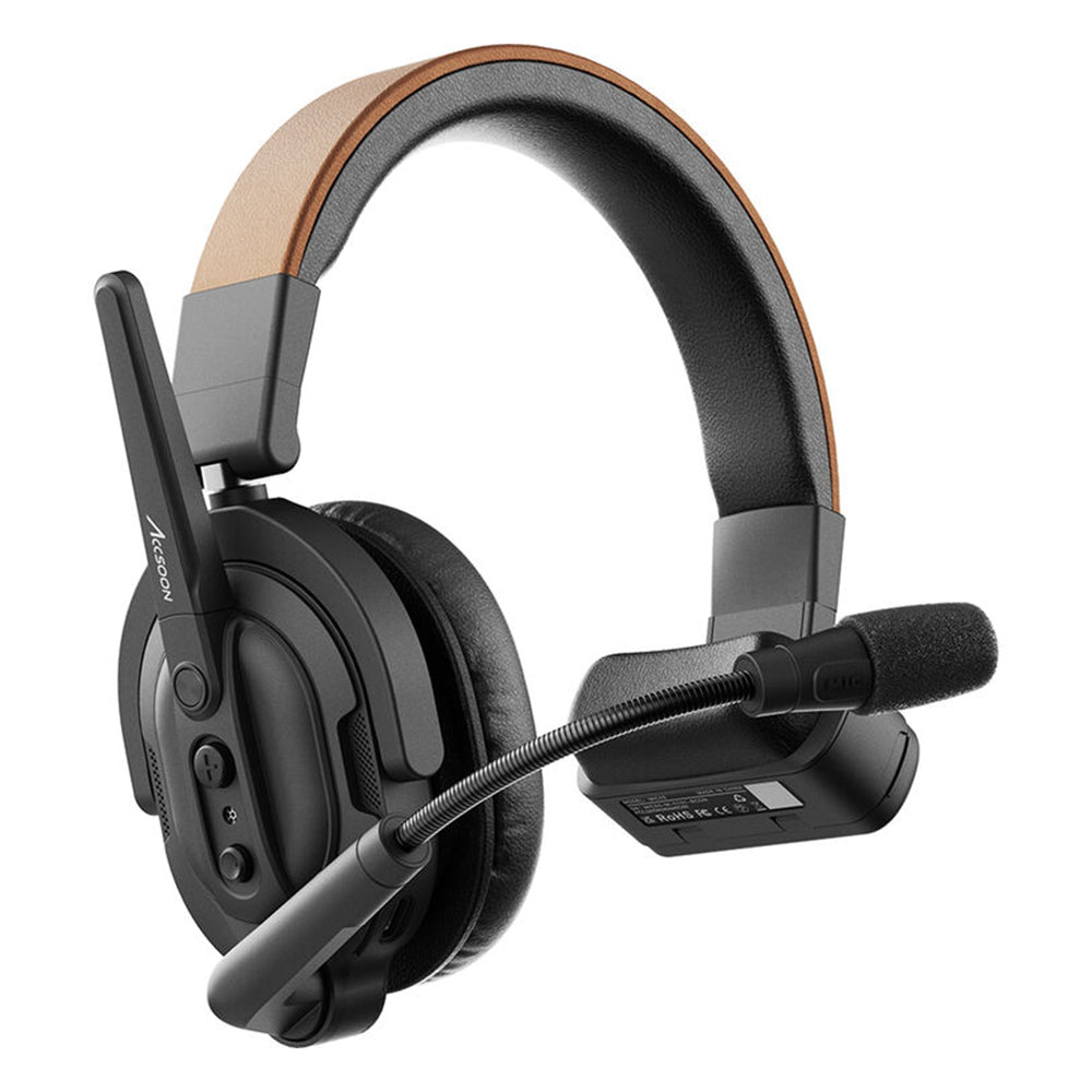 Accsoon CoMo SE Host & Remote Full-Duplex Wireless Intercom Over Ear Headset System Kit