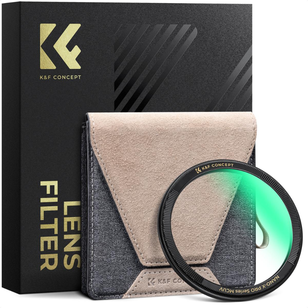K&F Concept Nano-Xcel Pro MCUV Ultra HD Low Reflection Filter for Leica Q3 43, Q3 28, Q3 and Q2