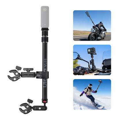 Ulanzi VL03 Motorcycle Bike Panoramic Selfie Stick Monopod for insta360 One X2 X3 | T119