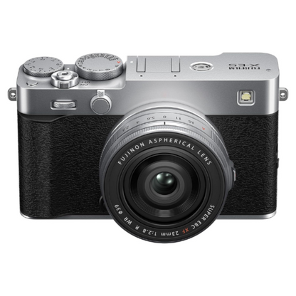 FUJIFILM X-E5 Mirrorless Camera with XF 23mm F/2.8 R WR Lens 40.2MP X-Trans CMOS 5 HR Sensor, 6.2K Video, Configurable Film Simulation Modes, Weather-Resistant Lens, SDXC UHS-II Card Slot, 3.0" 3-Axis Touchscreen LCD for Photography | Black, Silver