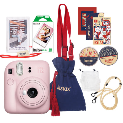FUJIFILM Instax Mini 12 Oriental Pop Package Instant Camera Bundle Pack