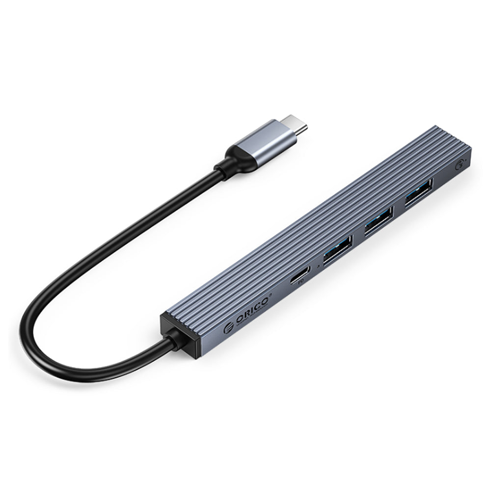 [CLEARANCE] ORICO 5-Port USB-C Hub with PD 60W, USB-A 2.0, and USB-A 3.0 for Windows Mac OS Linux PC Computer Desktop Laptop | BHC2-5P