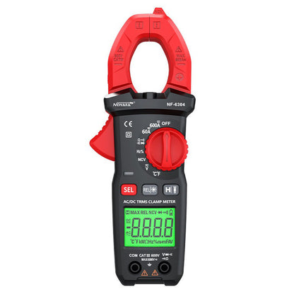 Noyafa NF-6304 Digital Clamp Meter with Multiple Electrical Measurement Range, High Precision 26mm Jaw, Non-Contact Voltage Detector, Wide Range HD LCD Display, Data Hold & Auto-Ranging Function for Home Improvement & Industrial Tools