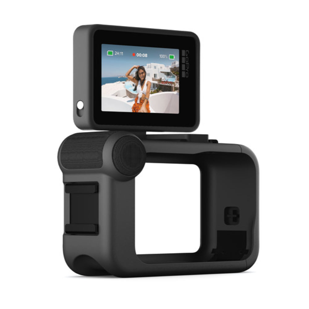 GoPro Display Mod 2" Flip-Up Articulating LCD Screen with Integrated Rechargeable Battery, Micro-HDMI Connector for HERO 12 / 11 / 10 / 9 / 8 BLACK and Vlog Vlogging | AJLCD-001-AS