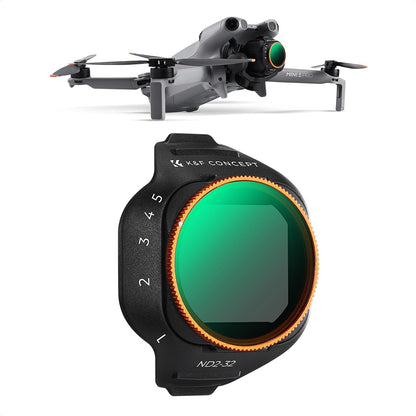 K&F Concept Nano-X Series CPL / UV / ND Lens Filter Kit for DJI Mini 5 PRO Action Camera Drone